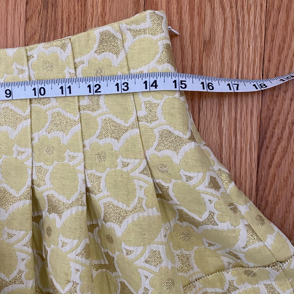 Vera Wang Lavender Label Brocade Mini Skirt Size 2 - Picture 6 of 7